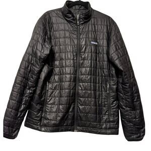 Patagonia Men's Nano Puff Jacket – Black – Large